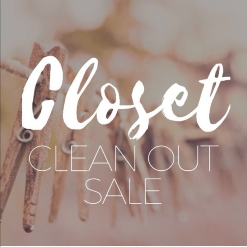 Closet Clean Out- LOTS more coming soon!